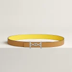 Lagune belt buckle & Reversible leather strap 24 mm - Image 2